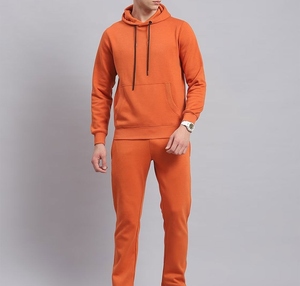 High Quality Winter Casual Men's Pullover <b>Hooded</b> Tracksuit Breathable Quick Dry Fabric Custom Logo Hoodie & Sweatpants Set - Product Image 1