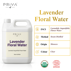 Lavandula Angustifolia Flower <b>Water</b> Organic Bulk Pure Hydrosol USDA Ecocert Morocco Wholesale Cosmetic Floral Supplier - Product Image 2
