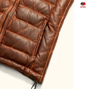 Gilet matelassé décontracté Ryan Pro Gear, gilet matelassé slim, gilet matelassé zippé, gilet pour temps froid, gilet matelassé de qualité supérieure - Product Image 6