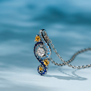 Collier en argent sterling et cristal inspiré de la nuit étoilée, Jeulia Dreamy Secret - Product Image 6