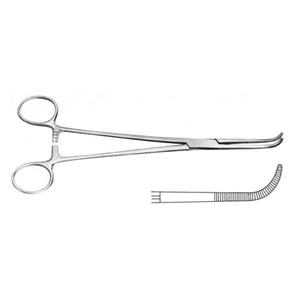 Pinces chirurgicales manuelles pour artères, courbées, droites, dentelées, en acier inoxydable de haute qualité, certifiées CE, instrument de classe II, ensemble de 1 an - Product Image 5