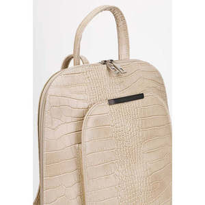 Mochila Estructurada en Piel Sintética de Cocodrilo con Forro de Poliéster y Cierre de Cremallera - Hecho en Italia - Art. 25355 - Product Image 3