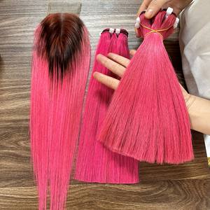 Hot Selling High Quality Silky Straight Vietnamese Raw Hair Bundles Lace Closure Set Natural Wave Style Human Hair Extensions - Product Image 4