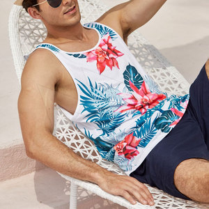 Camiseta sin mangas deportiva para hombre hecha a medida de la mejor calidad MOQ bajo Ropa de gimnasio con chaleco de equipo Diseño de malla corta - Product Image 2