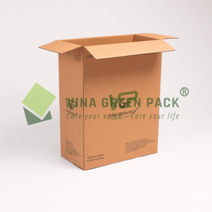 Embalaje de envío Cajas de precio competitivo con impresión de logotipo Material de papel de cartón Proveedor de Vietnam Paquete verde de Vina - Product Image 2