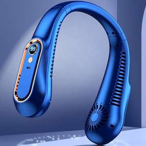 Ventilador de Cuello Recargable USB de Nuevo Diseño, Enfriador de Aire Personal para Exteriores |   Deportes |   Viajes |   Oficina - Product Image 1