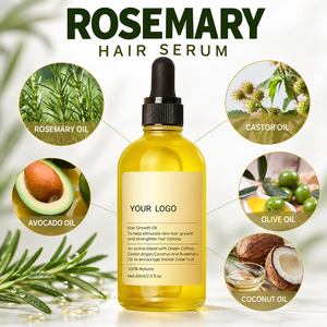Olio per la Crescita dei <span class=keywords><strong>Capelli</strong></span> al Rosmarino con Etichetta Privata, Siero Naturale per la Cura del Cuoio Capelluto, <span class=keywords><strong>Trattamento</strong></span> Capillare Personalizzato per Uomini e Donne, Vendita all'Ingrosso - Product Image 3