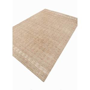 พรมทอมือจากขนแกะ Saga สีเบจและสีน้ำตาล ลายเรขาคณิต รูปทรงสี่เหลี่ยมผืนผ้า สำหรับบ้าน ห้องนั่งเล่น ทางเดิน ห้องโถง-รุ่น Hwl-203 - Product Image 2