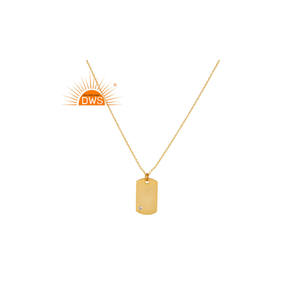 Dernier modèle Pendentif en argent sterling 925 plaqué or 18 carats avec topaze blanche naturelle et pierres précieuses Collier Demi Fine Jewelry Manufacturer - Product Image 1