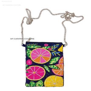 Club Bag Seed Beaded Inspiré Sacs à main mobiles incroyables et confortables Dernière collection pour les sacs et étuis à cosmétiques d'été - Product Image 3