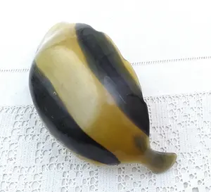 2025 nouveau bol en corne élégant plats pour bol de service véritable corne de boeuf palmier mousser rasage bol corne décor - Product Image 4