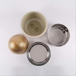 Cazuela Ovalada con Tapa Dorada para Eventos Festivos, Buffet, Exhibición de Alimentos y Servicio de Comida Caliente, Procedente de la India - Product Image 3