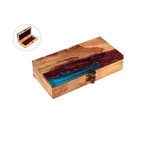 Handcrafted Rectangular Wooden Storage <b>Box</b> for Trinkets <b>Earrings</b> Necklaces Bracelets Bangles Decorative Jewellery Organizer - Product Image 3