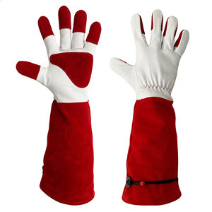 Gants de soudure en cuir Sunland, gants en cuir de chèvre, gants de sécurité en cuir pour le travail, industriels pour la construction - Product Image 3