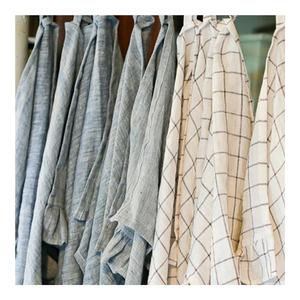 Bonito patrón a cuadros multicolor 100% algodón orgánico GOTS certificado aceite antiadherente hogar colorido toalla de cocina para adultos - Product Image 5