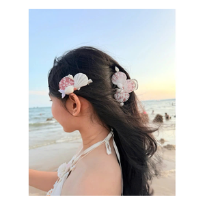 คลิปผมเปลือกหอยเวียดนามทำจากเปลือกหอยจริงคลิปหนีบผมประดับกระเป๋าและคลิปผมเปลือกหอยสำหรับสร้างแรงบันดาลใจจากชายฝั่ง - Product Image 6