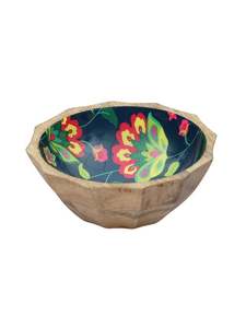 Mango Wood Polished Disposable Eco-Friendly Dinnerware <b>Salad</b> <b>Server</b> Kitchen Food Serving Bowl - Product Image 2