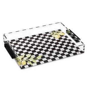 2025 nueva bandeja de acrílico Lucite de toalla de pan judaica elegante con ASA: una adición impresionante a la configuración de su Mesa - Product Image 2