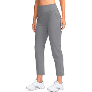 Pantalon de golf femme taille haute avec 5 poches pantalon extensible décontracté à séchage rapide pour les voyages ou le travail en hiver - Product Image 2