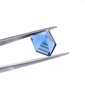 December birthstone หายาก loodon Blue Topaz หินตัดเว้ารูปร่างห้าเหลี่ยมตัดแม่นยำพลอยสีฟ้าบุษราคัมแฟนซี - Product Image 4