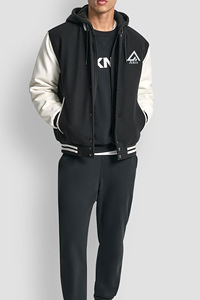 High Quality <b>Men's</b> Varsity Jacket with Manufacturer's Embroidery Logo Multi-Color Winter Wear Wholesale 100% Cotton In AKO - Product Image 4