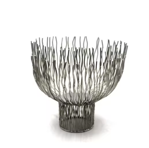 Luxurious Metal <b>Wire</b> Storage <b>Baskets</b> Eye-Catching Decor Wrought Metal Fruit <b>Baskets</b> for Home Hotels & Restaurants Hot Arrival - Product Image 6