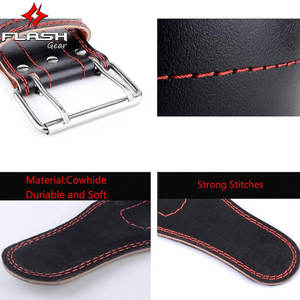 Ceintures de musculation personnalisées avec logo OEM, fabrication de vêtements de fitness en cuir pour la musculation et le tirage, fournisseur d'usine - Product Image 3