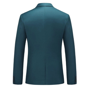 Costume élégant pour homme, style slim fit, en laine respirante, pour toutes les saisons, idéal pour les fêtes, les mariages et les événements - Product Image 3