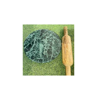 Customized White <b>Marble</b> <b>Rolling</b> <b>Pin</b> Board Cookie Baking <b>Marble</b> <b>Rolling</b> <b>Pin</b> With Wooden Handle and Base for Kitchen - Product Image 3