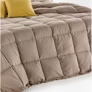 Couette en duvet d'hiver 100% coton biologique Couette douce de couleur unie CM 180X260 également marque privée - Product Image 3