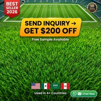 Gazon Artificiel Personnalisé pour Terrain de Football Américain Vert Extérieur 11v11, Grand Tapis de Pelouse Synthétique à Vendre
