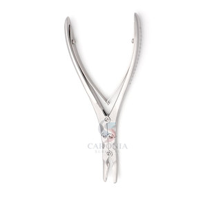 Instrumento quirúrgico ortopédico Ruskin Bone Rongeur 19cm 4mm Doble acción Fuente de alimentación manual de acero inoxidable de alta calidad - Product Image 5