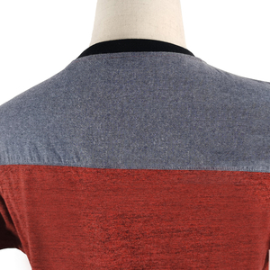 Col en V haute qualité hommes t-shirts vêtements d'été dernière conception à manches courtes 100% coton respirant et séchage rapide hommes t-shirt décontracté - Product Image 4