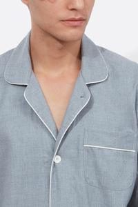 100% Silk Luxury Lounge Wear Sleeping <b>Sets</b> Thick & Warm Breathable Nightwear <b>Men's</b> Casual Sleep <b>Pajama</b> <b>Set</b> - Product Image 4