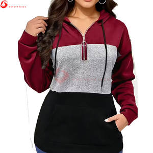 Sweat-shirts à capuche pour femmes de qualité supérieure, décontractés, en tricot, 100% coton, vêtements d'hiver, personnalisables avec impression personnalisée - Product Image 2