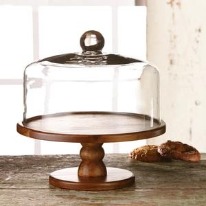 Best Quality Modern Round Natural Wood <b>Cake</b> <b>Stand</b> with Pedestal Base Dishwasher Safe for Birthday <b>Cakes</b> Cupcakes Pastry Displays - Product Image 1