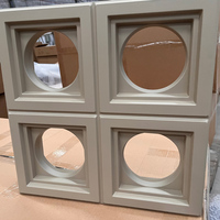 Briques murales ABS de haute qualité, solution de design 3D moderne, panneau mural carré 400*400mm, simple face, imperméable, pour la maison et l'hôtel