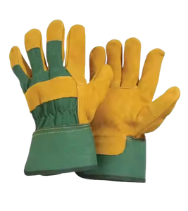 ถุงมือทำงานหนังวัวแยกชิ้นถุงมือนิรภัยสำหรับงานอุตสาหกรรมถุงมือนิรภัยนิรภัยนิรภัยนิรภัยสำหรับป้องกันมือ - Product Image 5