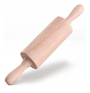 Rodillo de madera para hornear de 13 o 15 pulgadas con calidad estándar para restaurante pizza pan rodillo producto artesanal natural - Product Image 4