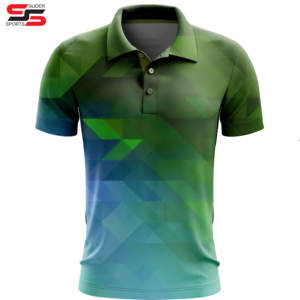 Camisetas de Golf para Hombre, Polo de Secado Rápido, Camiseta Elástica de Manga Corta, Transpirable, Anit Arrugas, Impresión Digital - Product Image 5
