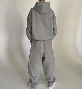 Conjunto Deportivo Unisex para Invierno, Transpirable, de Secado Rápido, Ligero, Chaqueta con Capucha de Poliéster, Pantalones para Correr, Entrenamiento, Gimnasio, Trotar - Product Image 4