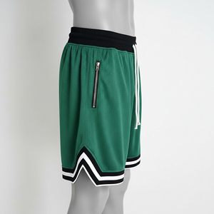 กางเกงกีฬาขาสั้นของผู้ชายผ้าฝ้าย100% ลำลองระบายอากาศได้ดีพิมพ์โลโก้ตามสั่ง - Product Image 2