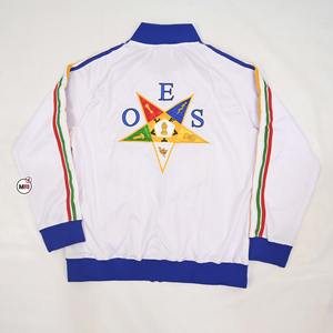 2023 sur mesure hommes Satin Varsity Bomber Jacket vestes de Baseball en gros avec broderie d'impression par sublimation Master Mason - Product Image 4