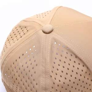 Grande demande Logo de broderie personnalisé Bord incurvé Sport Mesh Back 5 Panel Blank Trucker Hat Beach Wear Waterproof Breathable - Product Image 3