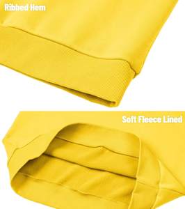 Sudadera ecológica de bambú orgánico para hombre Sudadera con capucha de diseño tejido de gran tamaño para otoño Sostenible y elegante - Product Image 2