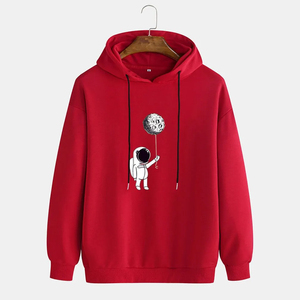 100% algodón polar venta al por mayor suéter en blanco de gran tamaño mujeres sudaderas con capucha logotipo personalizado algodón coreano sudaderas con capucha y sudaderas - Product Image 2