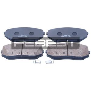 Set di pastiglie freno anteriori FEBEST (0501-TBF) - Product Image 1