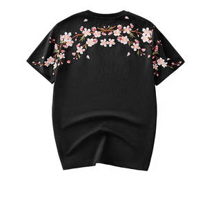 High Quality Price Printed Logo Embroidered <b>T</b>-<b>shirt</b> Cotton Ringer Custom <b>Long</b> <b>Sleeve</b> Casual Embroidered <b>T</b>-<b>shirt</b> For Sale - Product Image 2