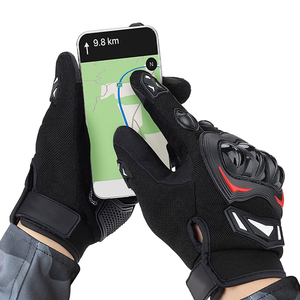 Derniers gants de moto noirs, respirants pour l'été, compatibles avec les écrans tactiles, gants de moto tout-terrain, gants de course, gants de moto de haute qualité - Product Image 4