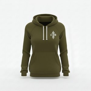 Sudadera con Capucha Premium de Alta Calidad para Mujer, 100% Algodón, Felpa, 300g, Secado Rápido, Transpirable, Informal de Invierno - Product Image 1